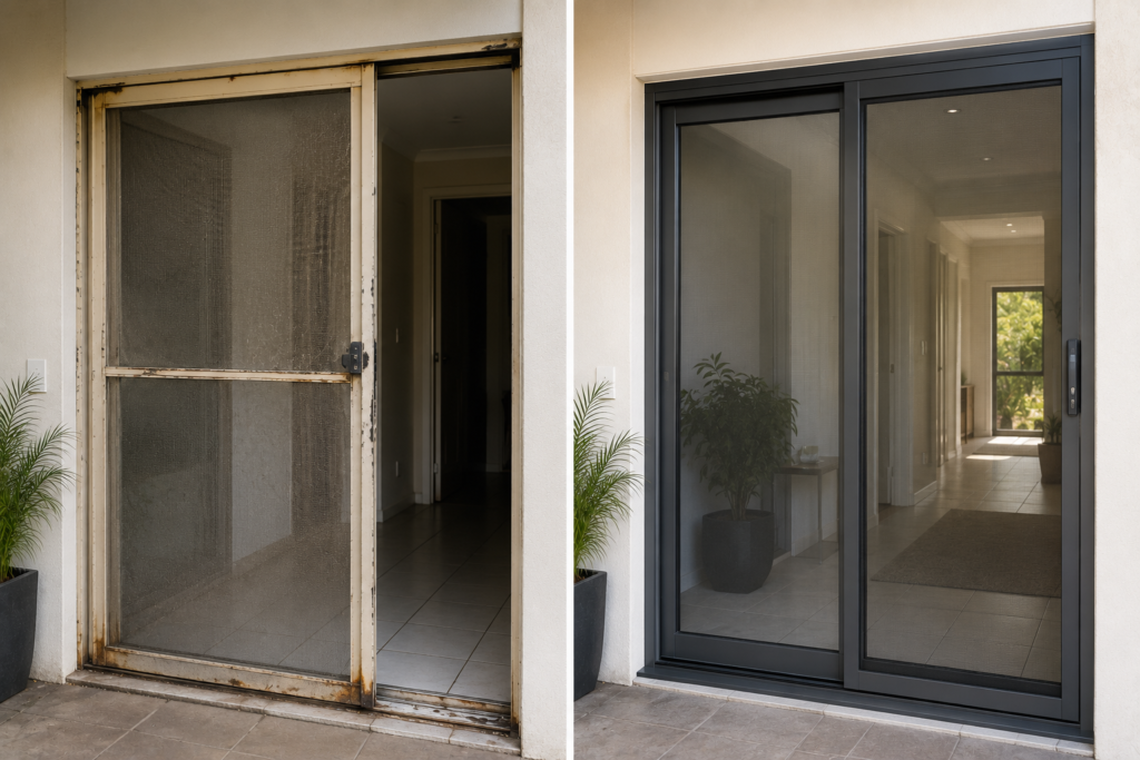 Sliding Fly Screen Door Repair Vs Replacement