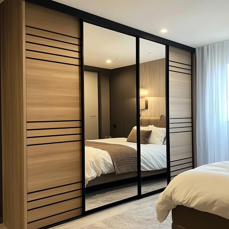 wardrobe mirror doors pic