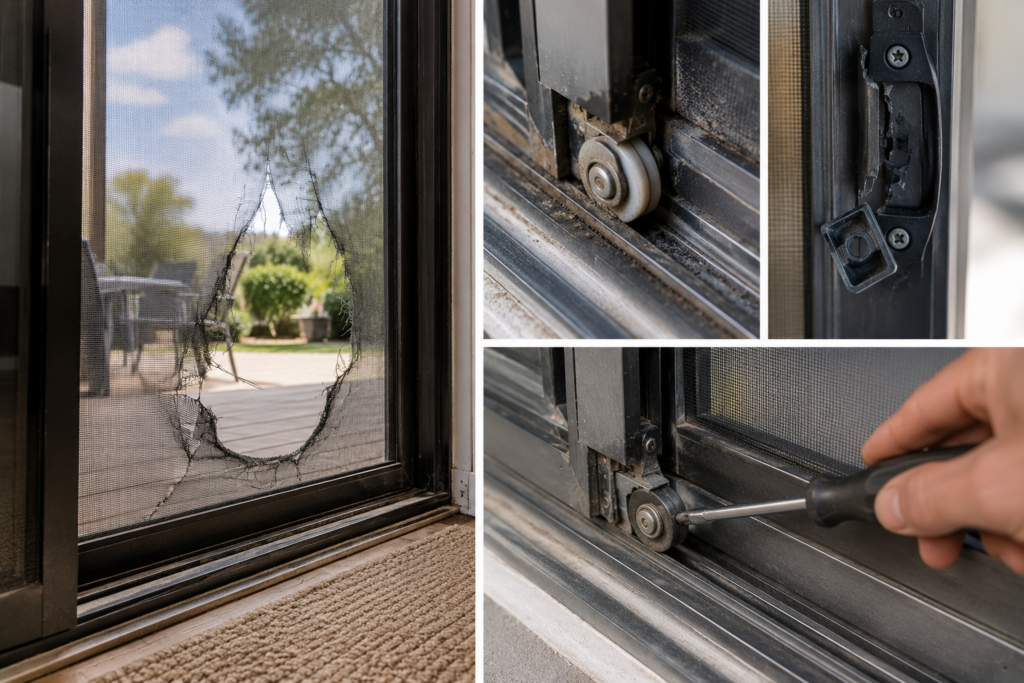 Sliding Door Mesh Track