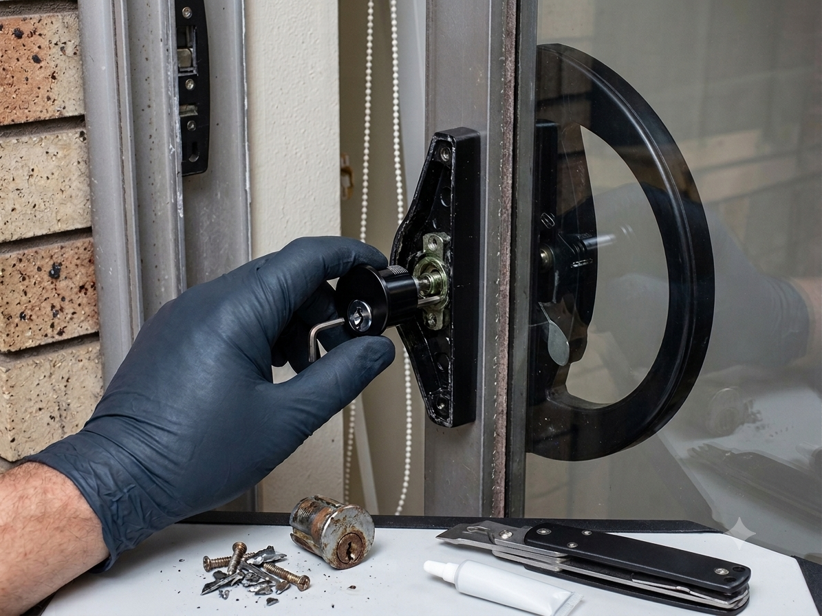 Broken Sliding Door Lock Repair