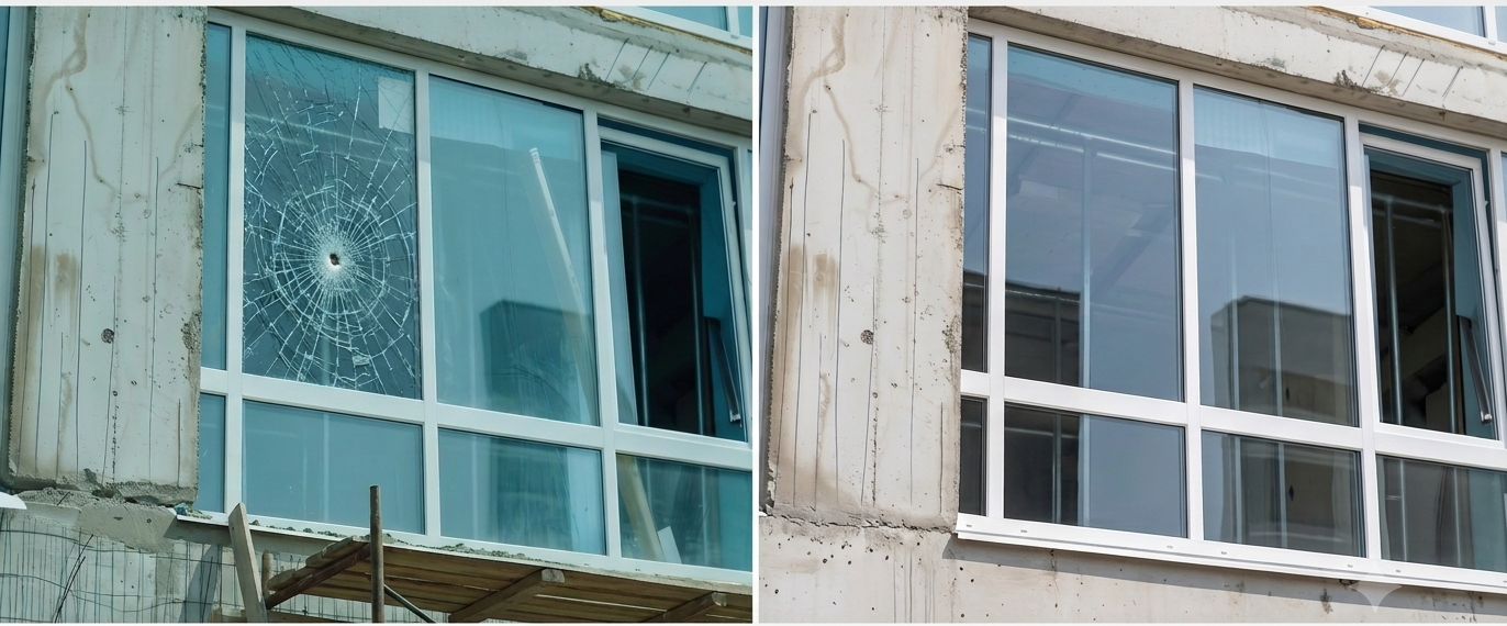 Aluminium Window Glass Repair Sydney