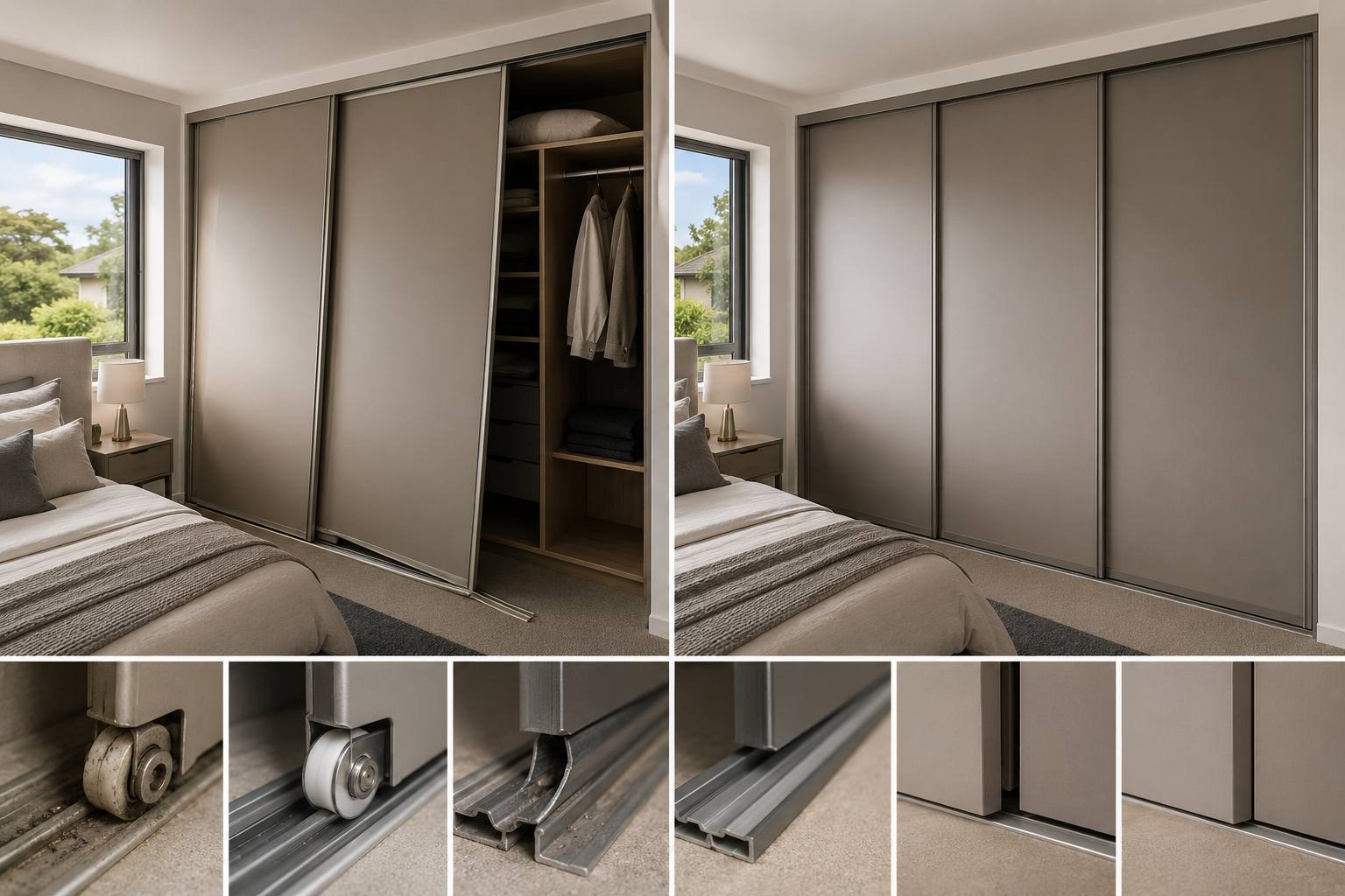 Sliding Wardrobe door repair