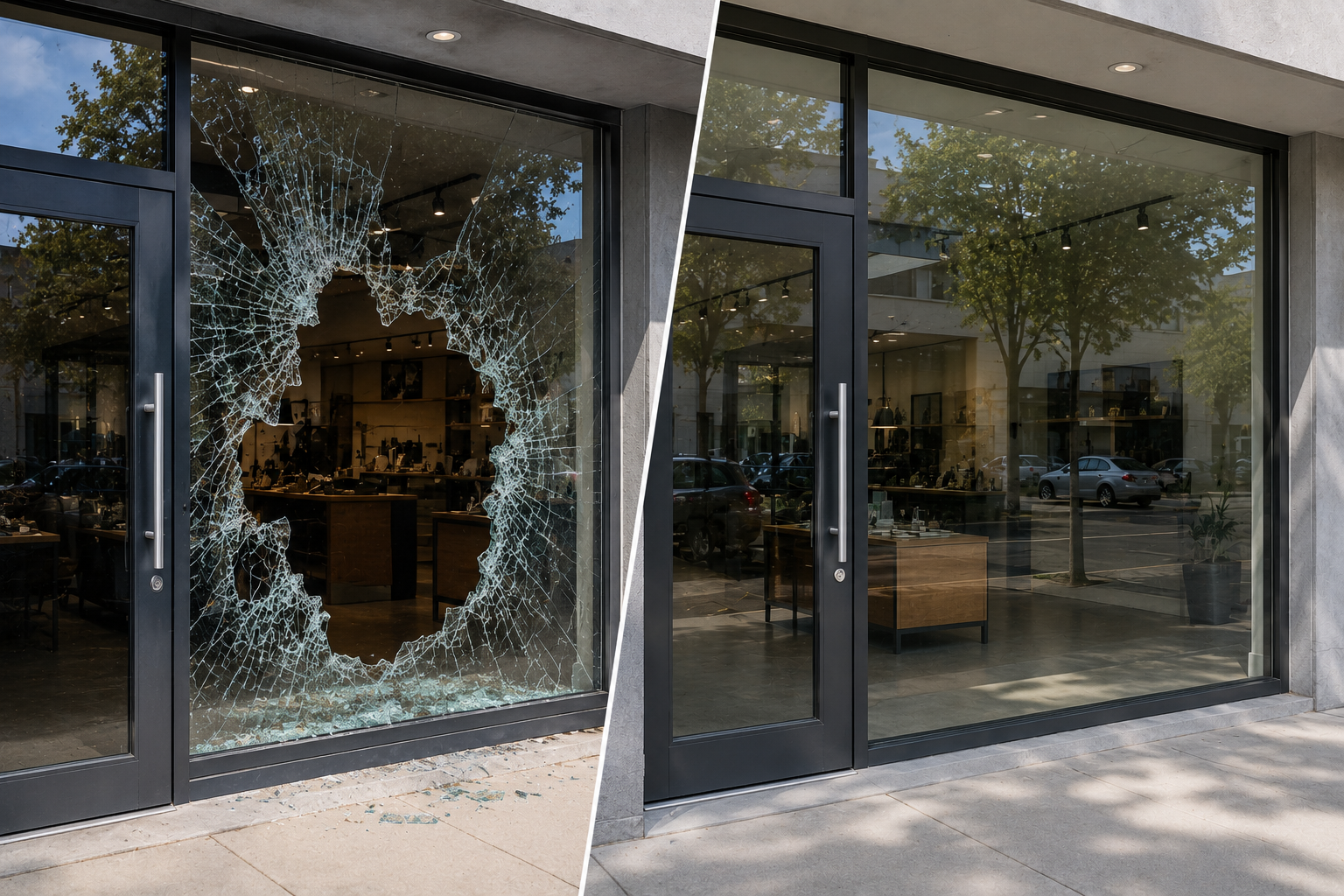 Commercial Door Glass Replacement