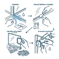 Leaking Shower Screen Repair